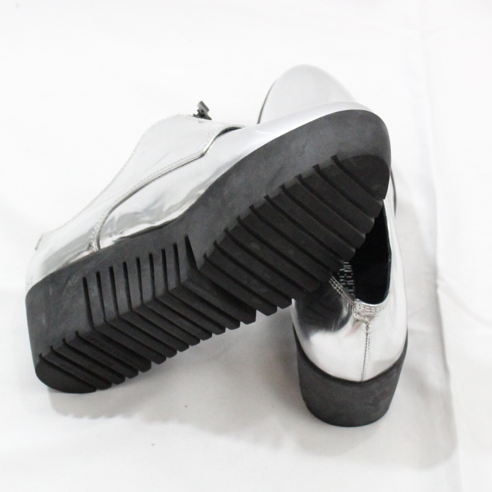 Opening Ceremony Silver Platform Zip Up Shoes - Picture 5 of 5